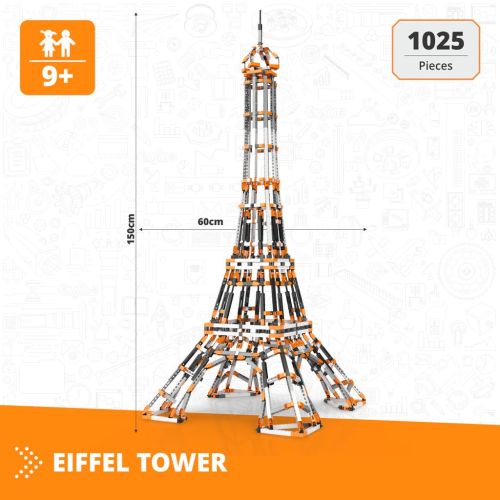 MEGA BUILDS: Eiffel Tower (in plustic tub with 3D iteractive instructions App)