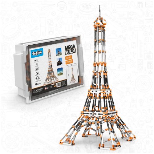 MEGA BUILDS - EIFFEL TOWER, 1025 PCS