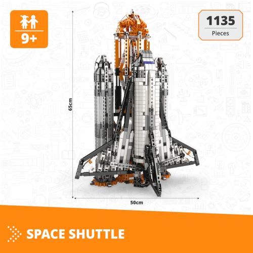 MEGA BUILDS: Challenger Space shuttle (in plustic tub with 3D iteractive instructions App)