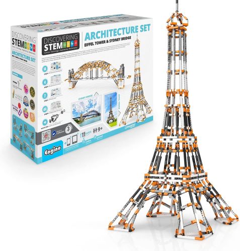 ENGINO - STEM ARCHITECTURE SET, EIFFEL TOWER AND SYDNEY BRIDGE