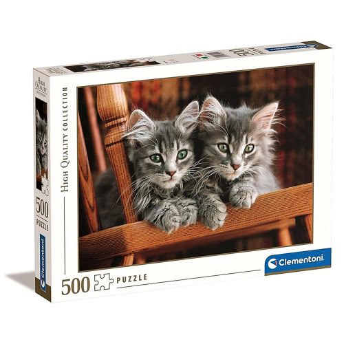 CLEMENTONI - KITTENS PUZZLE, 500 PIECES