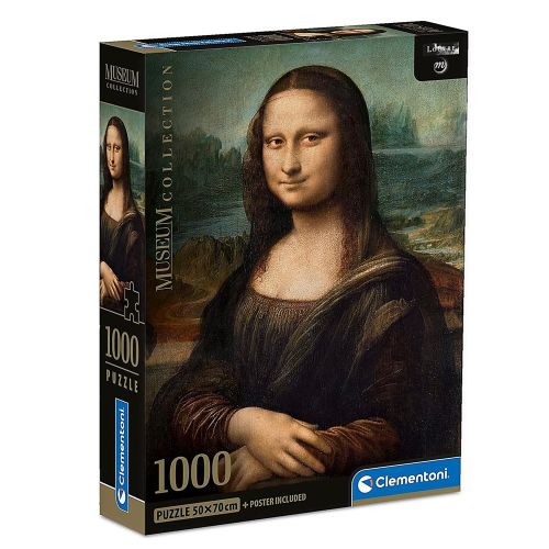 CLEMENTONI - LEONARDO MONA LISA  PUZZLE, 1000 PIECES