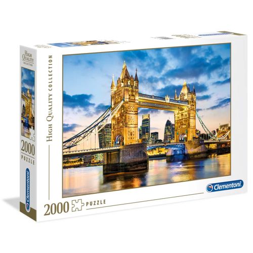 CLEMENTONI - TOWER BRIDGE AT DUSK PUZZLE, 2000 PIECES