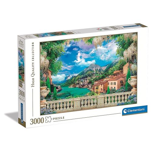 CLEMENTONI - LUSH TERRACE IN LAKE PUZZLE, 3000 PIECES