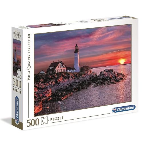 CLEMENTONI - PORTLAND LIGHT HOUSE PUZZLE, 500 PIECES