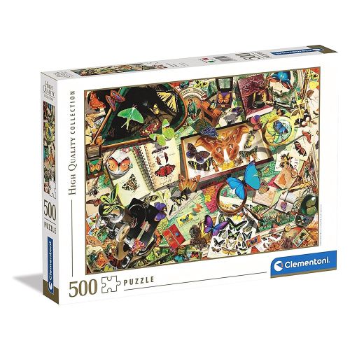 CLEMENTONI - THE BUTTERFLY COLLECTOR PUZZLE, 500 PIECES