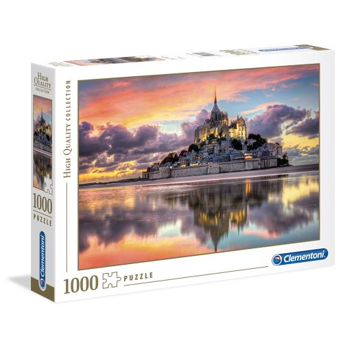 CLEMENTONI - MAGNIFICENT MONT SAINT-MICHEL PUZZLE, 1000 PIECES