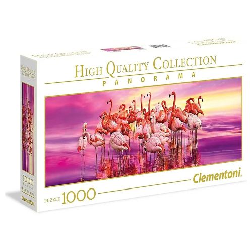 CLEMENTONI PANORAMA - FLAMINGO DANCE PUZZLE, 1000 PIECES