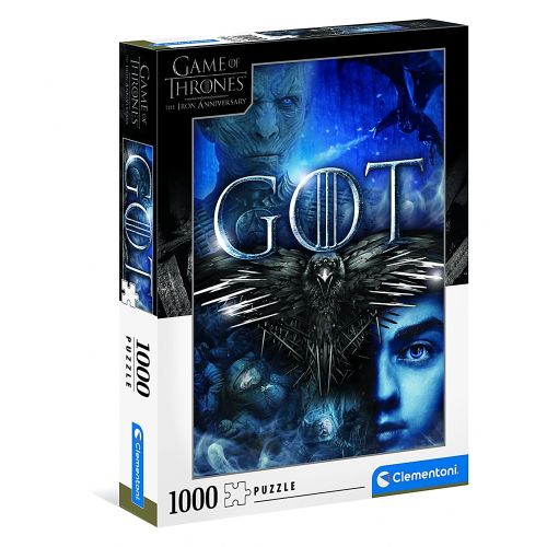 CLEMENTONI - GAME OF THRONES PUZZLE, 1000 PIECES