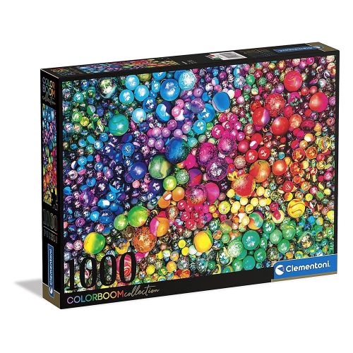 CLEMENTONI -  COLORBOOM MARVELOUS MARBLES PUZZLE, 1000 PIECES