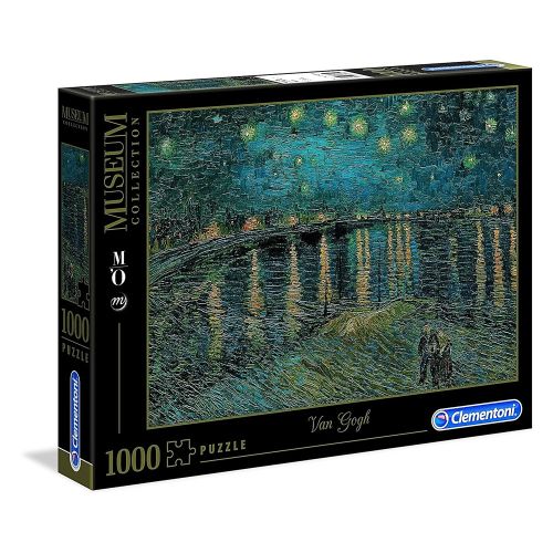 CLEMENTONI - VAN GOGH STARRY NIGHT OVER THE RHONE PUZZLE, 1000 PIECES