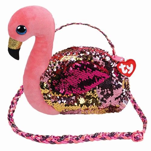 TY - FASHION SEQUIN FLAMINGO GILDA PURSE