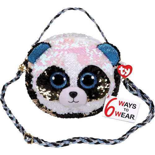 TY - FASHION SEQUIN PANDA BAMBOO PURSE