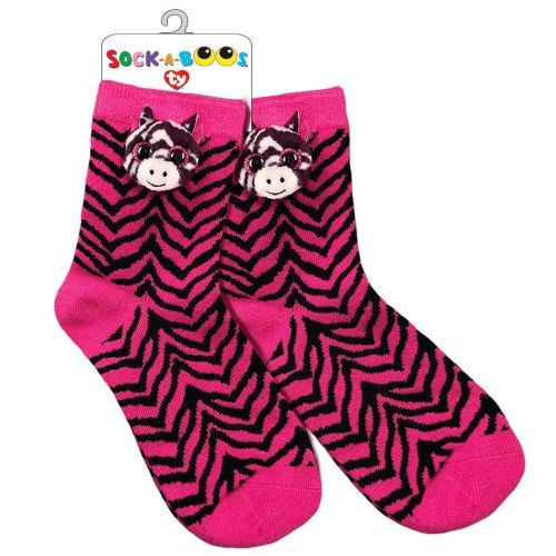 TY - FASHION BEANIE BOO ZOEY ZEBRA SOCKS