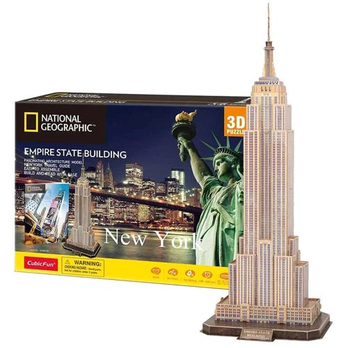 CUBICFUN - NATIONAL GEOGRAPHIC 3D PUZZLE EMPIRE STATE BUILDING, 66 PIECES