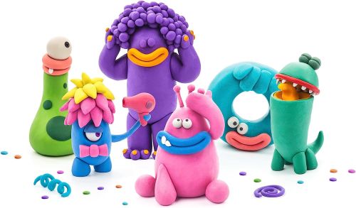 Hey Clay Monsters Colorful Kids Modeling Air-Dry Clay 18 Can