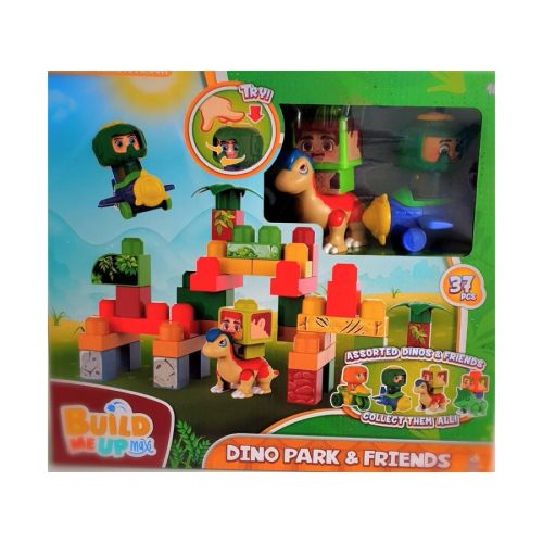 BLOCK MAXI DINO SET 37 PCS (2 ASSORTMENTS)