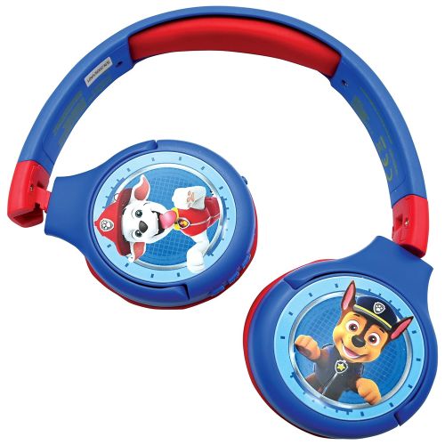 LEXIBOOK - PAW PATROL 2 IN 1 FOLDABLE HEADPHONE