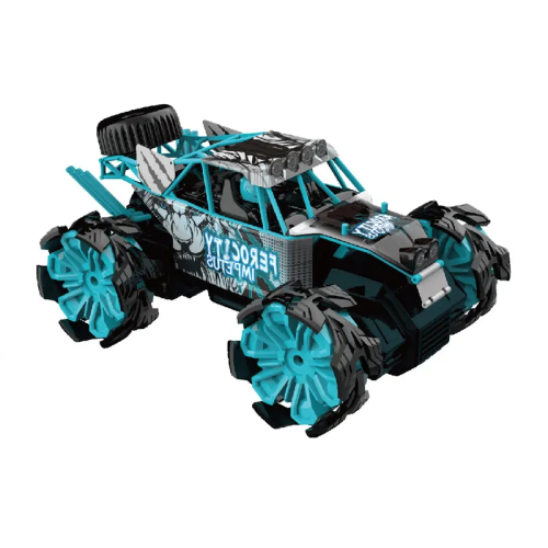 2.4G Four-Drive, High-Speed Explosive Wheel Off-Road Vehicle Blue