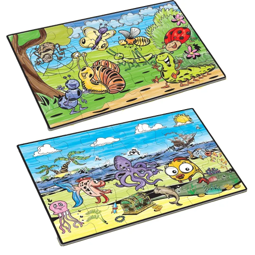 64 X 90 Cm Insect Puzzle With 12 Color Pen