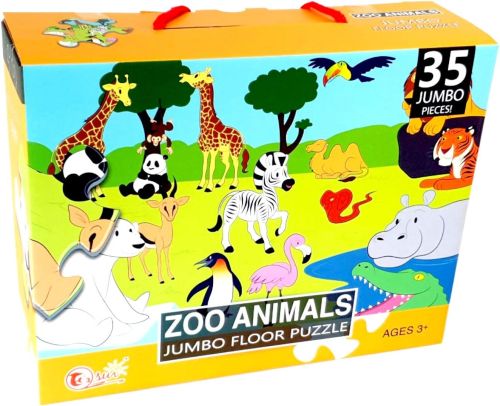 60 X 44 Cm Zoo Animals Puzzle