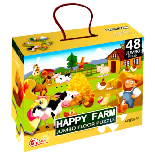 90 X 60 Cm Happy Farm Puzzle