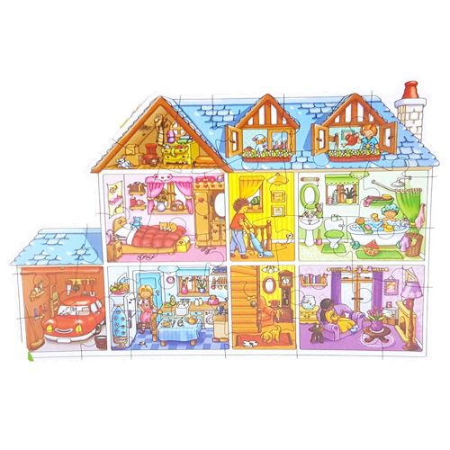 25 Pcs Dolls House Puzzle