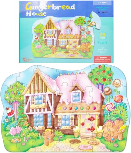 35 Pcs Gingerbread House Puzzle