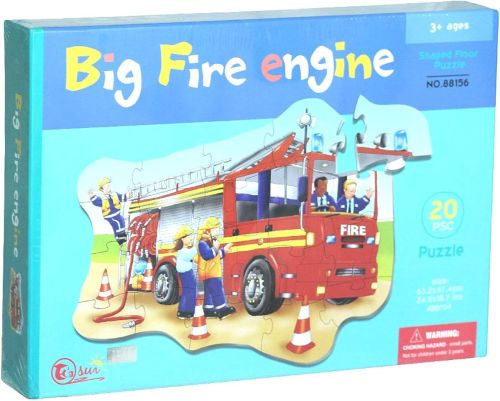 20 Pcs Big Fire Engine Puzzle