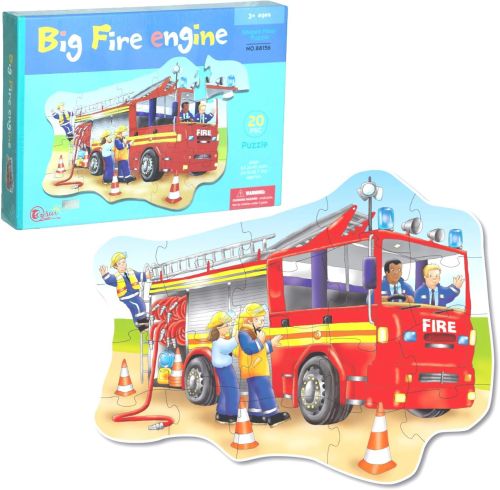 20 Pcs Big Fire Engine Puzzle