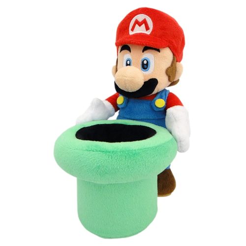 NINTENDO - SUPER MARIO WITH WARP PIPE PLUSH, 9 INCH