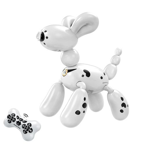 R/C INTELLIGENT PROGRAMMING BALLOON DOG, WHITE