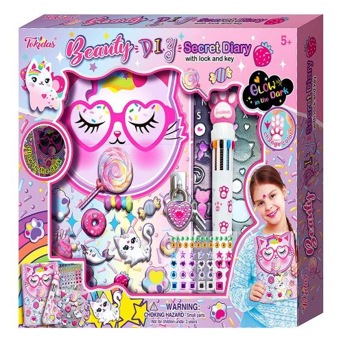 TOKIDAS - BEAUTY DIY SECRET DAIRY SET WITH LOCK & KEY