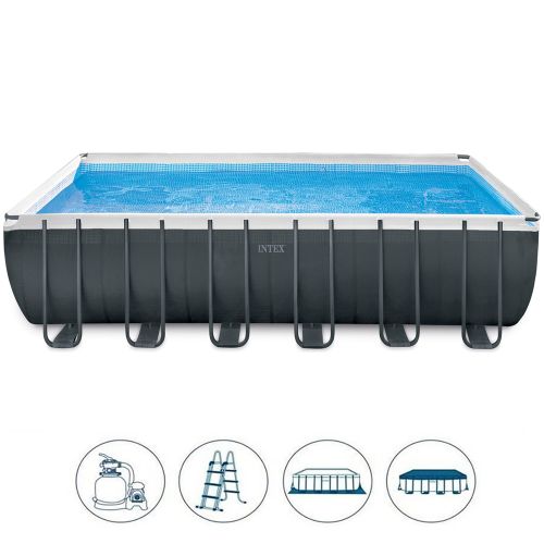 INTEX ULTRA XTR FRAME RECTANGULAR POOL 732CM X 366CM X 132CM