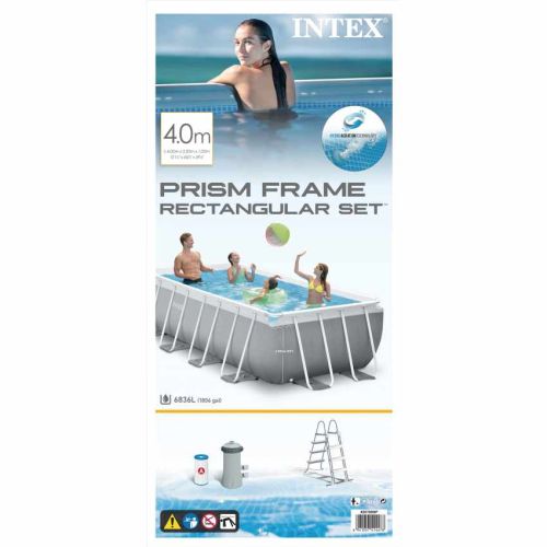 INTEX Prism Frame Swimming Rectangular Pools 