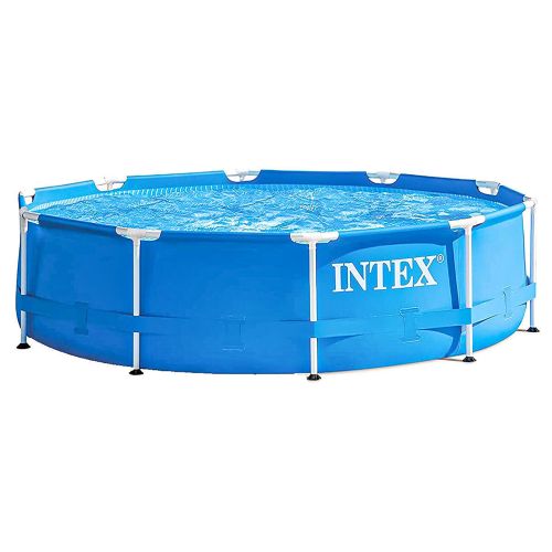 INTEX 10FT X 30INCH ROUND METAL FRAME POOL