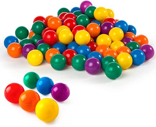 INTEX 100 FUN BALLZ MULTI COLOR 8CM