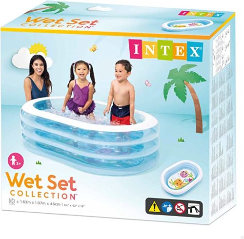 Intex Oval Whale Inflatable Pool 46 X 107 X 163 Cm
