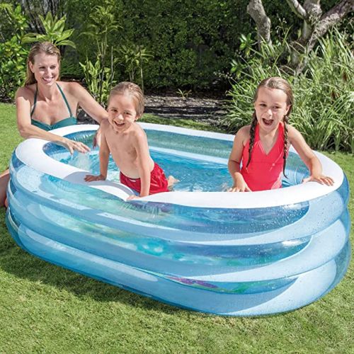 Intex Oval Whale Inflatable Pool 46 X 107 X 163 Cm