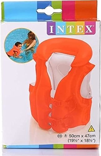 Intex Red Deluxe Swim Vest 50Cmx47Cm 