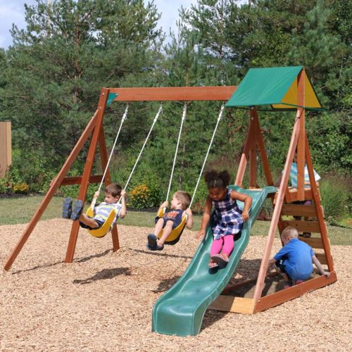 Sunview II Wooden Swing Playset