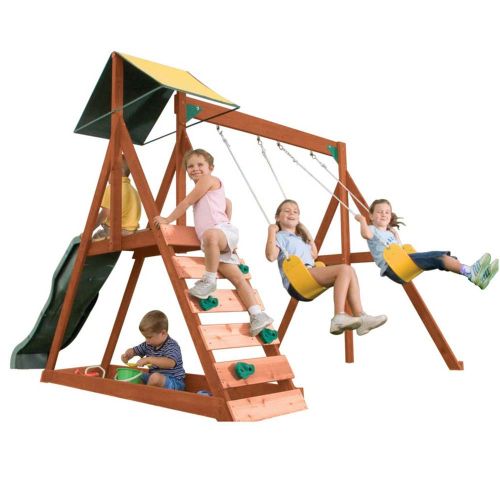 Sunview II Wooden Swing Playset