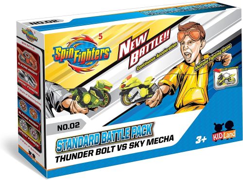 Spin Fighters Thunder Bolt Vs Sky Mecha