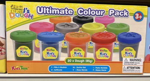 KidS Dough Ultimate Colour Pk 20 X 85G-3Oz Dough Pot