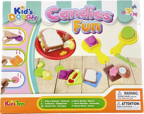 KidS Dough Candies Fun 3 X 50G Dough Pot