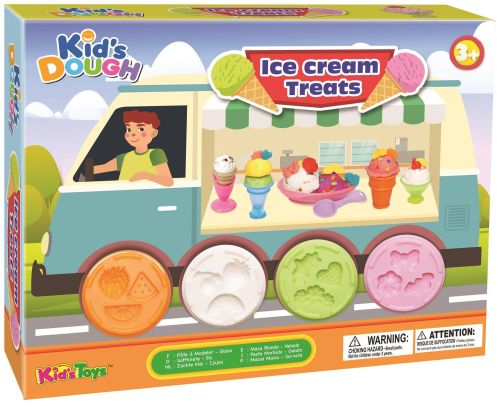 KidS Dough Ice Cream Treats 4 X 56G-2Oz Dough Pot