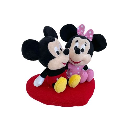 Disney Plush Mickey&Minnie Heart Cushion