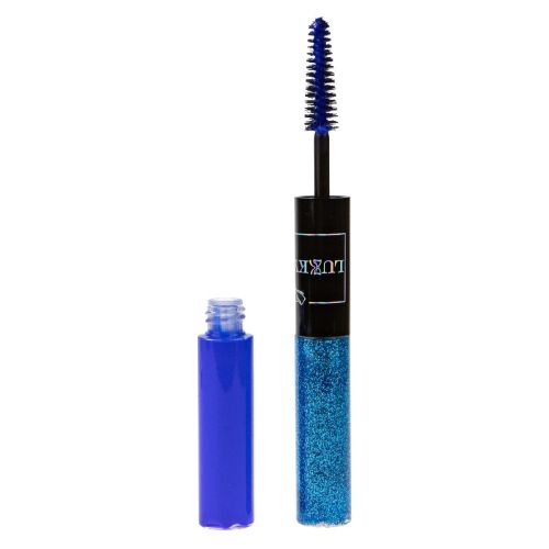 Lukky 2-In-1 Mascara & Glitter For Eyelashes Bold Shimmer Blue 10 ml