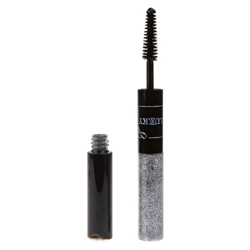 Lukky 2-In-1 Mascara & Glitter For Eyelashes Bold Shimmer Black & Silver 10 ml