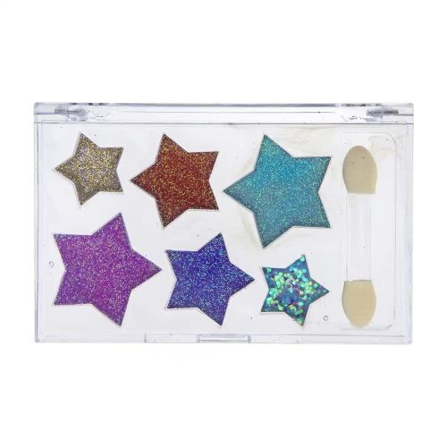 Lukky Eyeshadow Cream with Glitter Palette 6 Colors Star